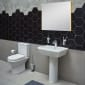 Image of VitrA: Integra Wall-mounted Square Basin (650mm)