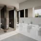 Image of VitrA: Integra Wall-mounted Square Basin (500mm)