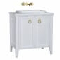 Image of VitrA: Valarte Floor-standing Basin Unit with Basin and Two Doors (800mm)