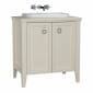 Image of VitrA: Valarte Floor-standing Basin Unit with Basin and Two Doors (800mm)