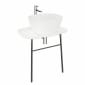 Image of VitrA: Plural Floor-standing Basin Stand with Ceramic Countertop (700mm)