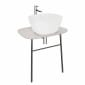 Image of VitrA: Plural Floor-standing Basin Stand with Ceramic Countertop (700mm)