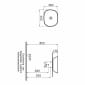 Image of VitrA: Plural Square Low Countertop Basin (450mm)