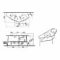 Image of VitrA: Plural Floor-standing Large Countertop (1600mm)