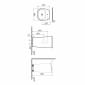 Image of VitrA: Plural Floor-standing Monoblock Basin