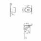 Image of VitrA: Plural Rim-ex Floor-standing WC Pan (550mm)