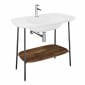 Image of VitrA: Plural Floor-standing Washbasin Unit (1000mm)