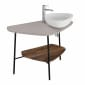 Image of VitrA: Plural Floor-standing Ceramic Counter (1000mm)