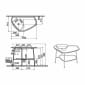 Image of VitrA: Plural Floor-standing Ceramic Counter (1000mm)