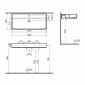 Image of VitrA: ArchiPlan Large Basin with One Tap Hole (1000mm)