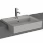 Image of VitrA ArchiPlan Countertop Semi-recessed Square Basin (550mm)