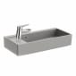 Image of VitrA ArchiPlan Compact Rectangular Basin with Left Tap Hole (600mm)