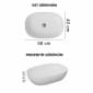 Image of VitrA Outline Countertop Oval Basin (580mm)