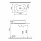 Image of VitrA Outline Countertop Oval Basin (580mm)