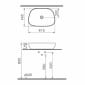 Image of VitrA: Outline Countertop TV Basin (600mm)