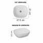 Image of VitrA: Outline Countertop Square Basin (460mm)