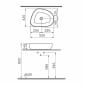 Image of VitrA: Outline Countertop Pebble Basin (550mm)