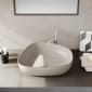 Image of VitrA: Outline Countertop Pebble Basin (550mm)