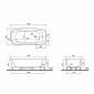 Image of VitrA: Water Jewels Free-standing Bath (1900mm)