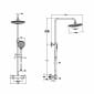 Image of VitrA: Aquaheat Bliss 240 2F Wall-mounted Shower Set