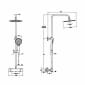 Image of VitrA: AquaHeat Bliss 250 Shower Set (Chrome)