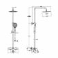 Image of VitrA: AquaHeat Bliss 250 B Shower/Bath Set (Chrome)