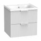 Image of Tavistock: Cadence Fluted Wall-mounted Vanity Unit (500mm)