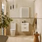 Image of Tavistock: Cadence Fluted Wall-mounted Vanity Unit (500mm)