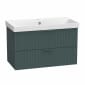 Image of Tavistock: Cadence Fluted Wall-mounted Vanity Unit (800mm)