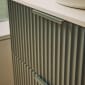 Image of Tavistock: Cadence Fluted Wall-mounted Vanity Unit (800mm)