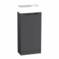 Image of Tavistock: Nimble Floor-standing Cloakroom Unit with Basin & Door (397mm)