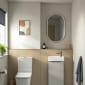 Image of Tavistock: Nimble Floor-standing Cloakroom Unit with Basin & Door (397mm)