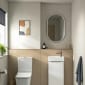 Image of Tavistock: Nimble Floor-standing Cloakroom Unit with Basin & Door (397mm)
