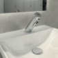 Image of Ideal Standard: Sensorflow E Deck-Mounted Sensor Basin Mixer Tap (Battery, Chrome)