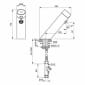 Image of Ideal Standard: Sensorflow E Deck-Mounted Sensor Basin Mixer Tap (Battery, Chrome)