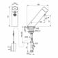 Image of Ideal Standard: Sensorflow E Deck-Mounted Sensor Basin Mixer Tap (Mains, Chrome)