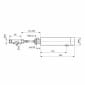 Image of Ideal Standard: Sensorflow E Panel-Mounted Sensor Basin Mixer Tap (Battery, Chrome)