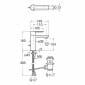 Image of Roca: Targa Deck-mounted Basin Mixer Tap with Pop-up Waste