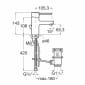Image of Roca: Targa Countertop Basin Mixer Tap with Pop-up Waste (Chrome)