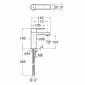Image of Roca: Targa Deck-mounted Basin Mixer Tap with Cold Start