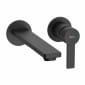 Image of Roca: Targa Wall-mounted Basin Mixer Tap With Lever Handle (200mm)