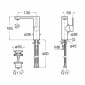 Image of Roca: Targa Deck-mounted Basin Mixer Tap with Click-clack Waste (Cold Start)