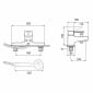 Image of Roca: Targa Deck-mounted Bath-shower Mixer Tap with Kit (Chrome)