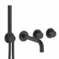 Image of Roca: T-Multi Wall-mounted Thermostatic Bath-shower Valve with Bath Spout and Handset