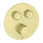 Image of Roca: T-3000 Wall-mounted Built-in Round Thermostatic Shower Mixer Valve (2-Way)