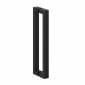 Image of Crosswater: Asura Infold Shower Door with Side Panel (8mm, Matt Black)