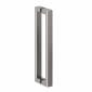 Image of Crosswater: Asura Shower Enclosure with Hinged Door and Side Panel (8mm, Polished Stainless)
