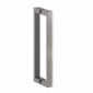 Image of Crosswater: Asura Shower Enclosure with Hinged Door and Side Panel (8mm, Polished Stainless)