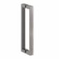 Image of Crosswater: Asura Shower Enclosure with Hinged Door and Side Panel (8mm, Polished Stainless)