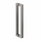 Image of Crosswater: Asura Shower Enclosure with Hinged Door and Side Panel (8mm, Polished Stainless)
